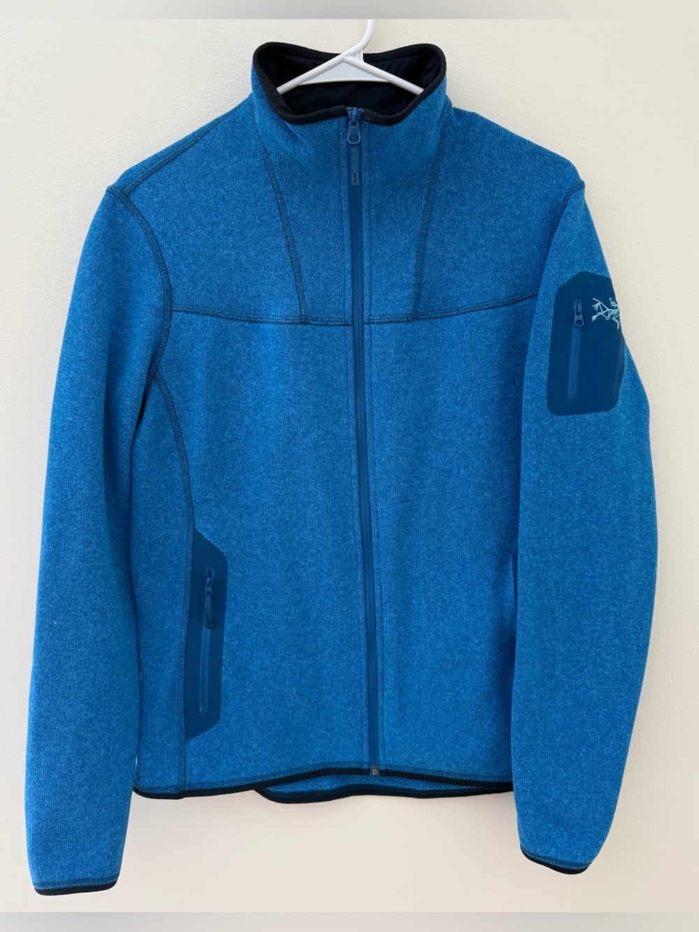 ARC’TERYX Women’s Covert Cardigan Full Zip Bright Blue Sz Large Jacket